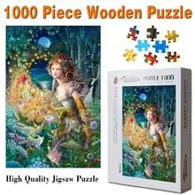 В Танцы моря 1000 шт. взрослых головоломка деревянные головоломки мультфильм Пазлы для детей развивающие игрушки, подарки
