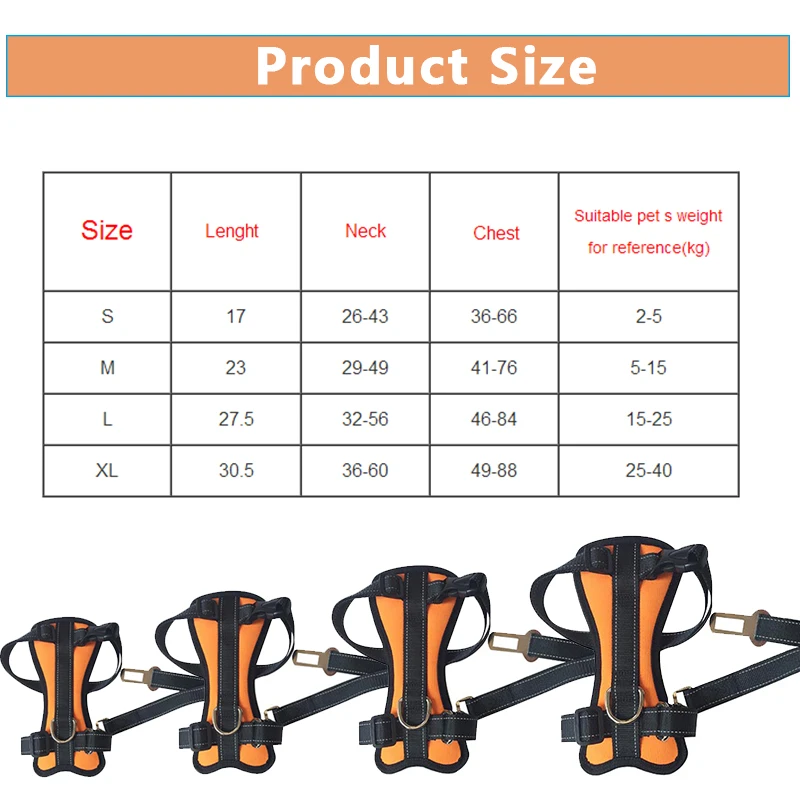 Товары для домашних животных, поводки для собак, ремни для безопасности автомобиля, жилет, регулируемый, мягкий, дышащий, неопреновый нейлон, высокое качество, товары для собак