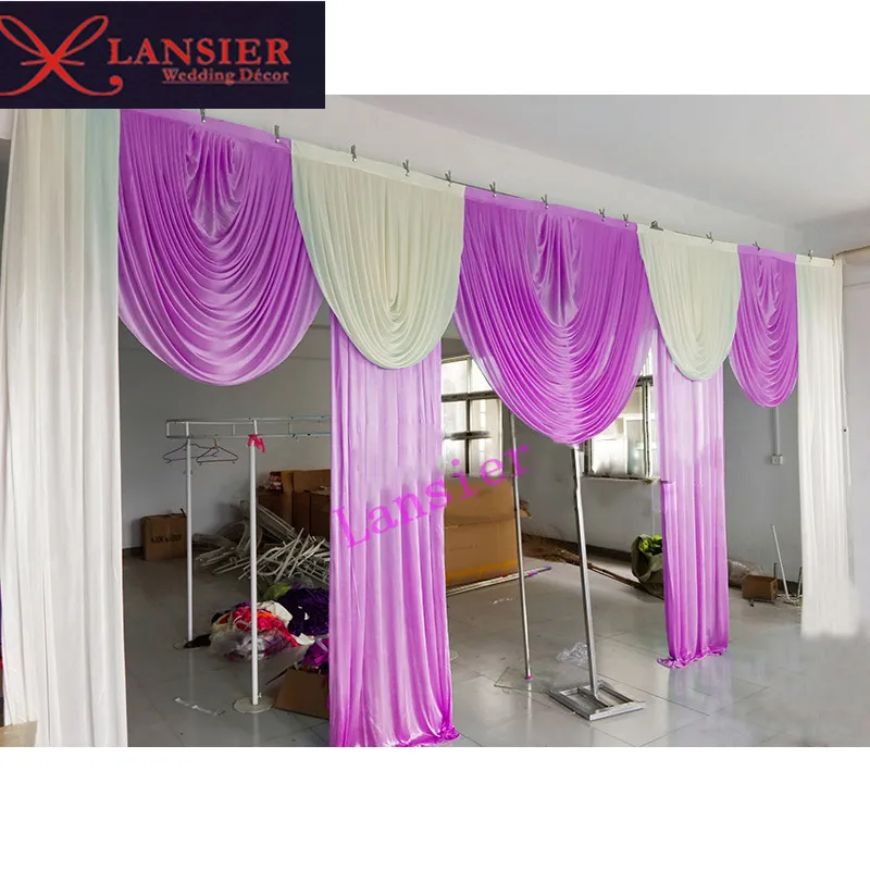 20ft Swags For Background Luxury Wedding Backdrop Swags Drapes