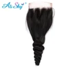 Ali Sky Brazilian Loose Wave Closure 5x5 Lace Closure Remy Hair Frontal Closure 100% Human Hair Closure Natural Hair Closure 5X5 4