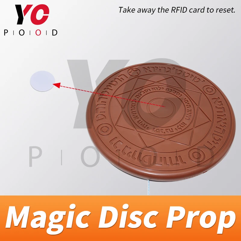 YOPOOD Magic Disc Prop Escape комната реальная жизнь игры использовать RFID карты для запуска