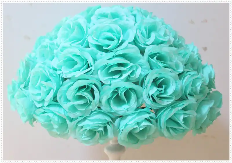 Цветок из искусственного шелка Тиффани 45 см * 4 шт.|artificial silk flowers|silk flowersrose kissing ball |