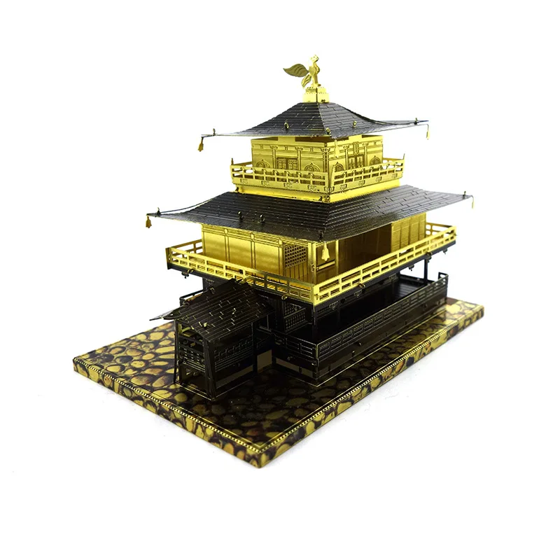 

All Metal DIY Assembled Monastery Temple Shrine Model 3D Nano Three Dimensional Puzzle