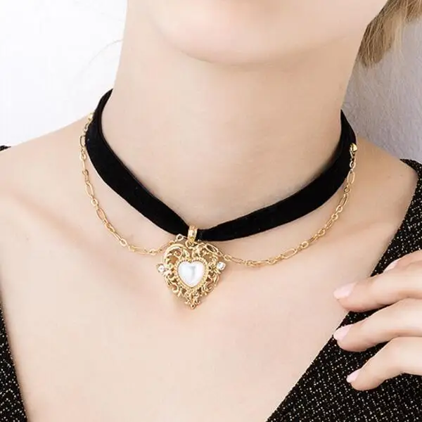 Layered gothic necklace Clearance