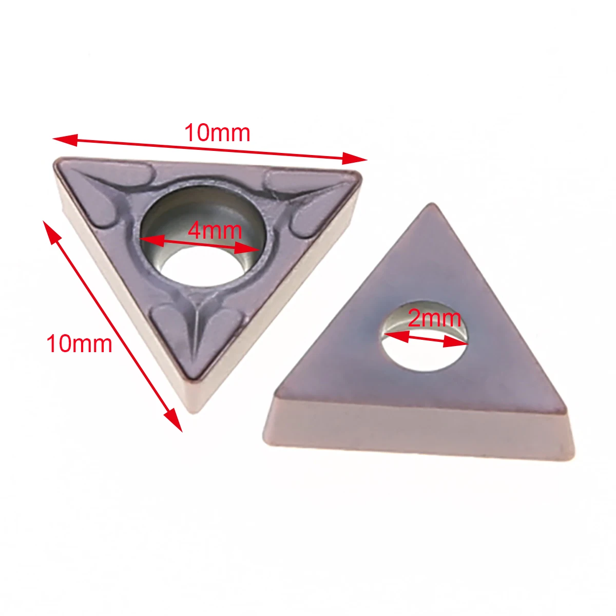 10pcs TCMT110204/TCMT 731 Carbide Inserts  2mm Thickness Blades For Lathe Turning Tool Boring  Bar