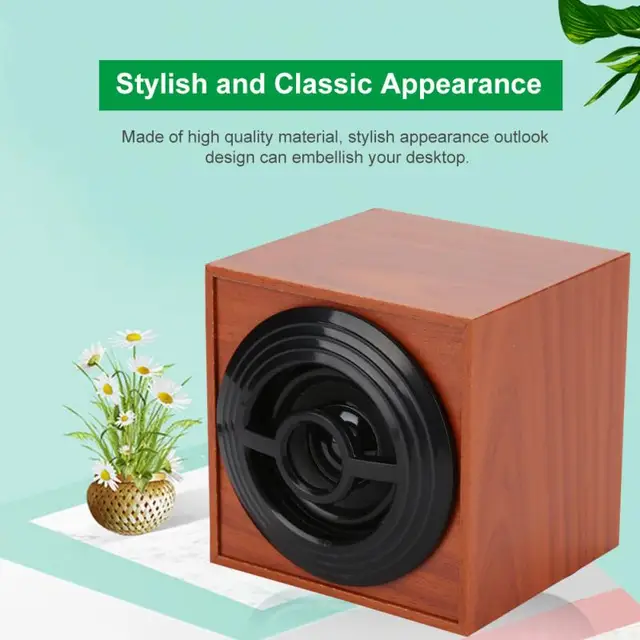 Mini Wooden USB Computer Speakers Portable Computer Subwoofer Desktop Speaker Computer Subwoofer Bass PC Speaker