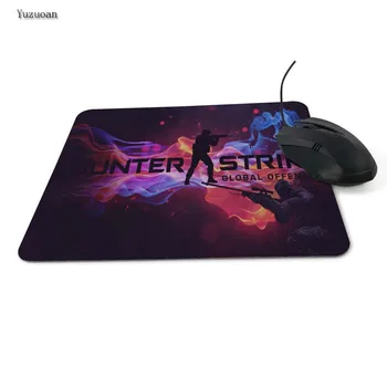 

Yuzuoan Computer Games Table Mat Super CSGO Good Series Photo Printing Rubber Rectangle Mouse Pad PC Computer White Lock Edge
