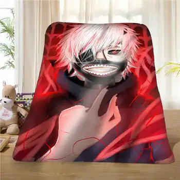 

Custom touka_kirishima_fanart (1) Blanket Soft Fleece DIY Your Picture Decoration Bedroom Sofa Multi Size#929-02-002-2