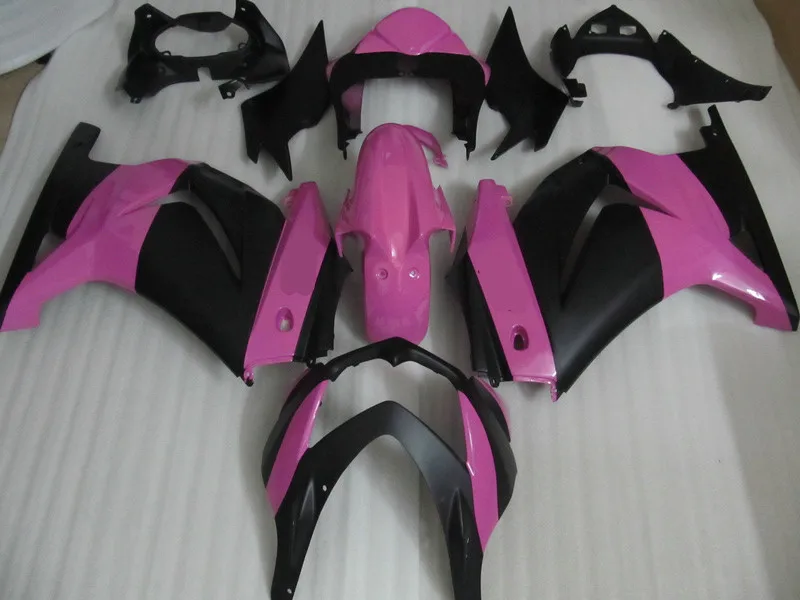 Комплект обтекателей под давлением для KAWASAKI Ninja ZX250R 08 09 10 12 ZX 250R EX250 2008 2012 ABS розовый
