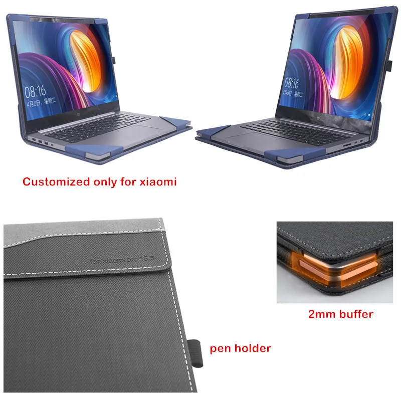 Custo mi zed para Xiao mi cuaderno Pro 15,6 mi portátil caso creativo diseño de pantalla película cubierta de teclado de lápiz de regalo - 3