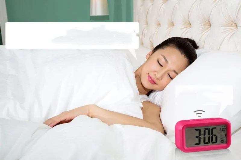 REVEIL A REMONTER ,Blue Alarm Clock--Réveil numérique pour étudiants