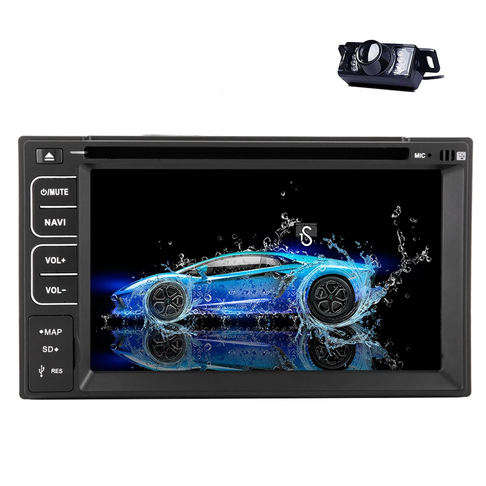 Perfect Navigation MP4 Head Unit Audio Touchscreen System Map Stereo Steering Wheel MP5 Music Car DVD Player CD GPS Auto Radio 12