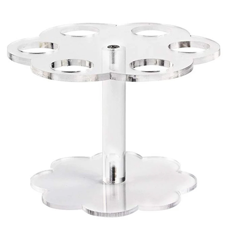 Acrylic Ice Cream Stand Cake Cone Stand Holder 6/16 Cones Wedding Buffet Display Food Display Kitchen Cake Tools Baking