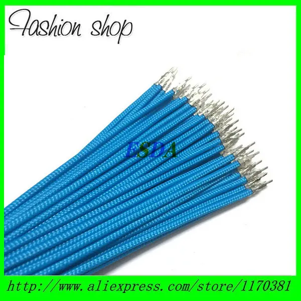 

Free shipping 12" High quality DIY ATX / PSU / PCI-E sleeved Power extension cable wire- Light Blue