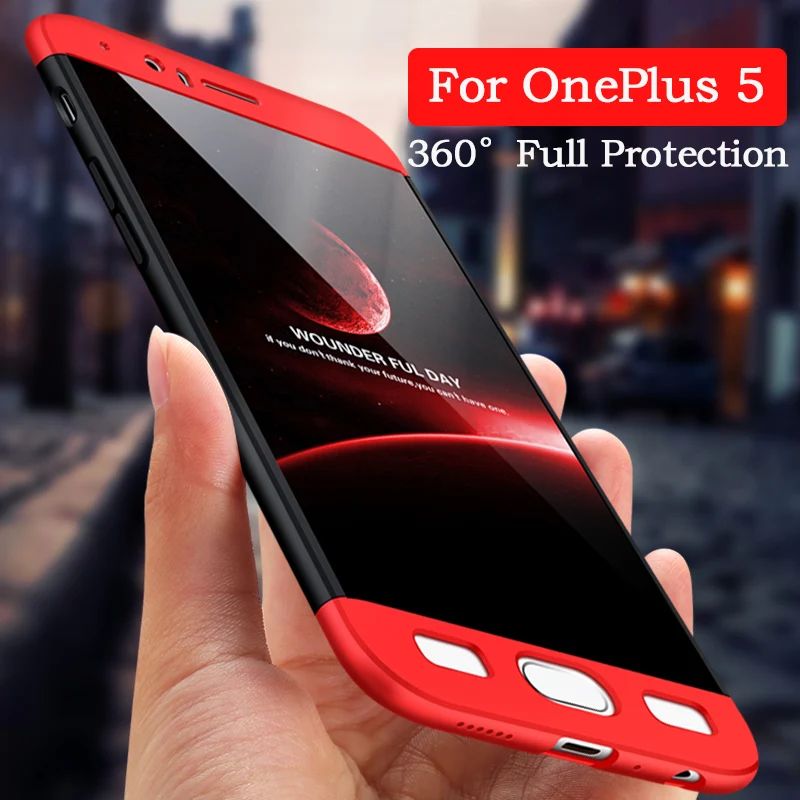 

UTOPER Original Full Protect Cover For One Plus 5T Case For OnePlus 6 Ultra Thin Hard Hybrid Plastic Case For One Plus 5 A5000