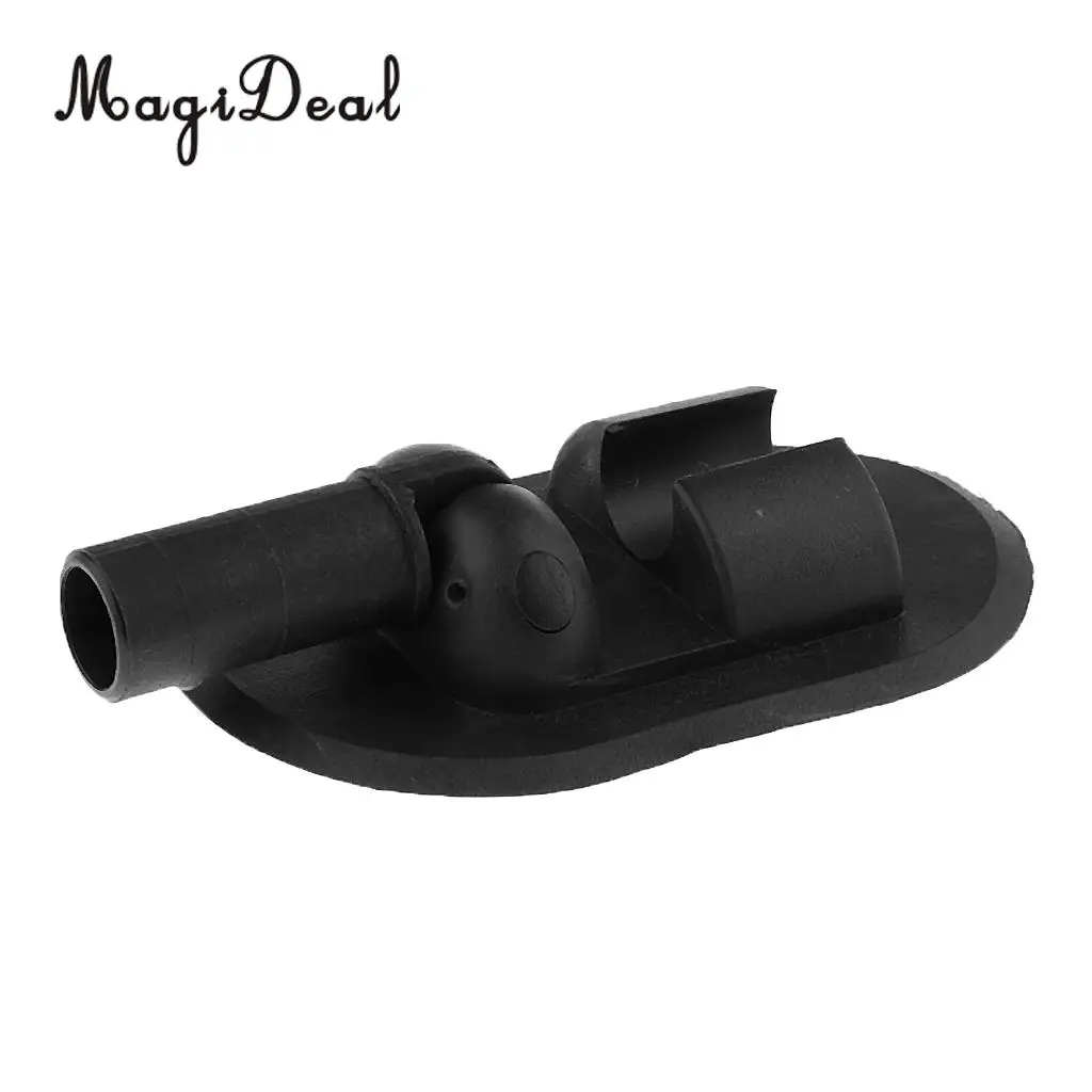 MagiDeal Speedboat Fishing Inflatable Boat PVC Awning/ Sun Shade Deck Mount Black