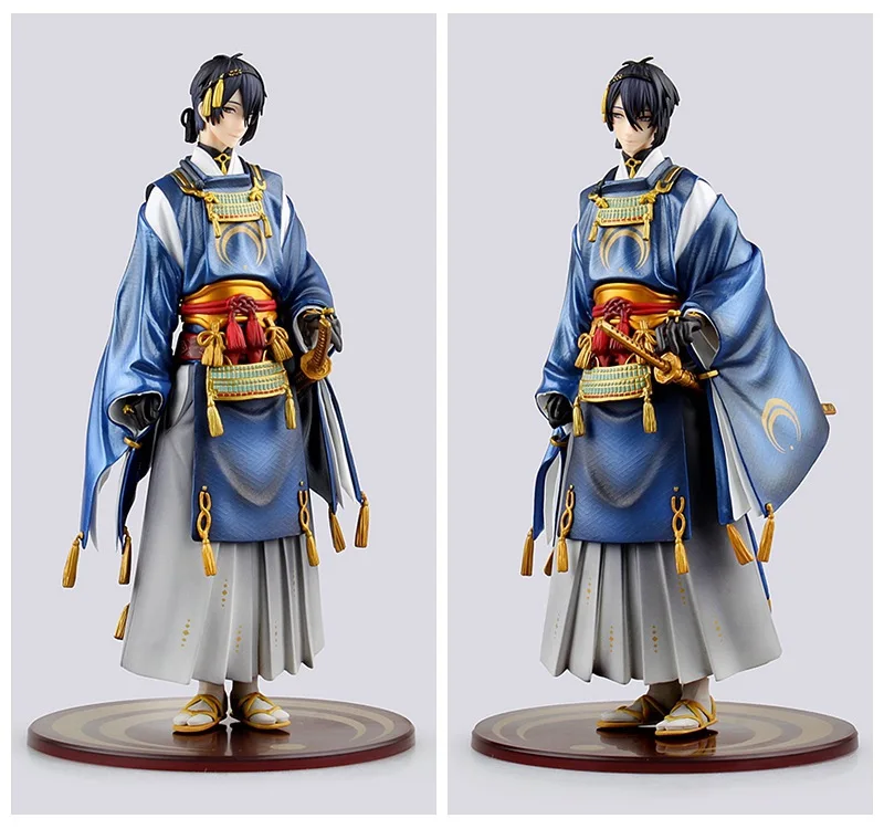 23 см Mikazuki Munechika Аниме фигурки игры Touken Ranbu онлайн ПВХ Модель 1/8 масштаб коллекционные Дети прекрасный подарок игрушка кукла