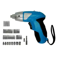 3.6V DC 46 sets Cordless Electric Rechargeable Screwdriver with LED Light 