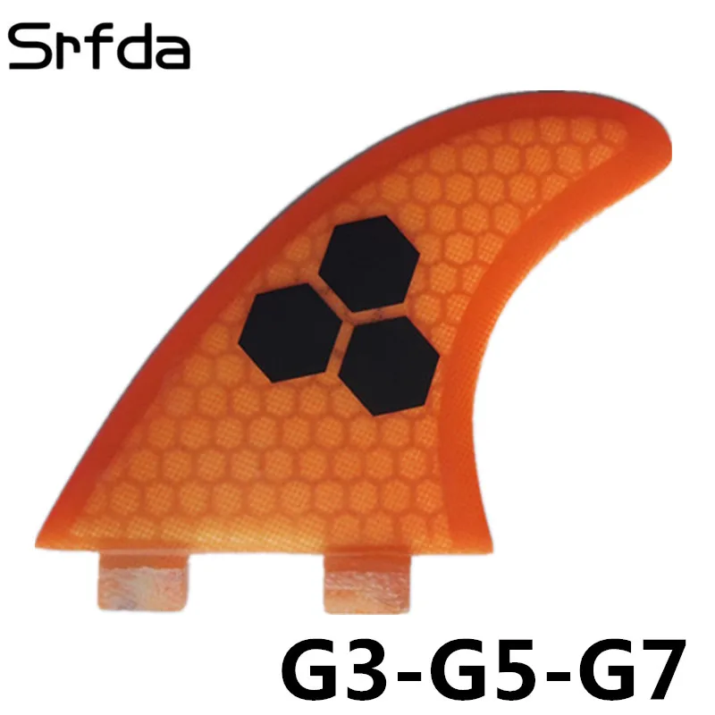 

srfda Free shipping surf fin for FCS box size G5 3pcs/set sup surfboard fins /fiberglass with Top quality Three