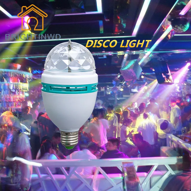 Lâmpadas Led e Tubos brightinwd ampola led rgb cristal Modelo do Chip Led : 1w Alta Voltagem