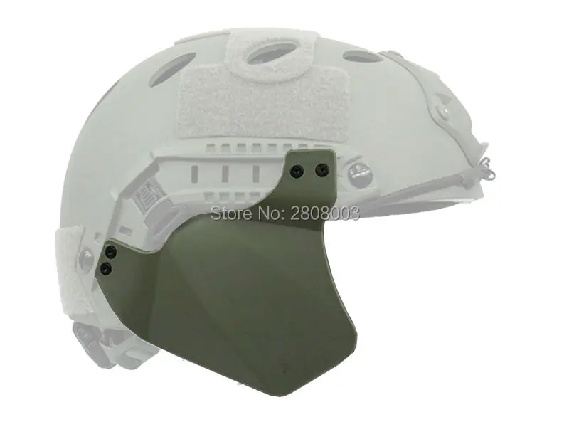 MDG Tactical Ear Protection IBH Fast Helmet Cover Airsoft Greyin
