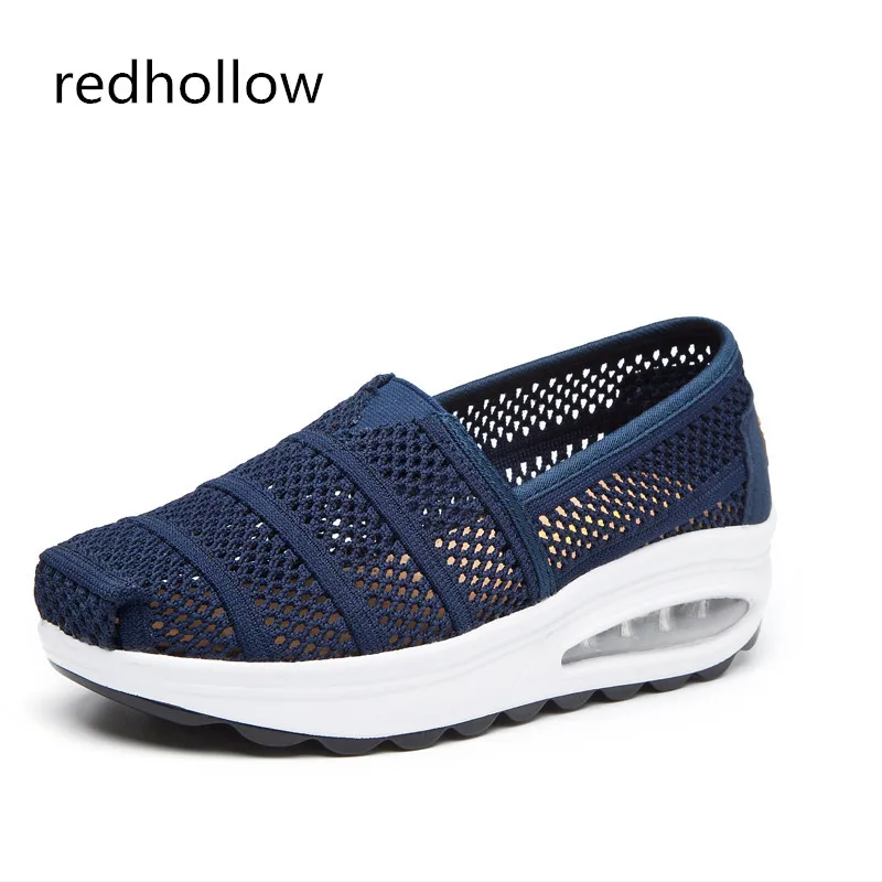 

Soft Women Flat Casual Shoes Breathable Hollow Out Flats Slip On Ladies Sandals Platform Spring Summer Loafers Zapatos Mujer