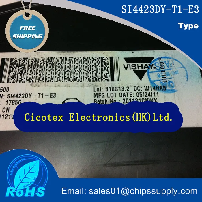 5 шт./лот SI4423DY-T1-E3 4423 SOP-8 MOSFET P-CH 20 в 10A 8-SOIC | Электронные компоненты и принадлежности