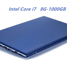 8GB ram 1000GB HDD Intel Core i7 cpu ноутбук 15," 1920X1080P HD Win 7/10 Ноутбук игровой компьютер с DVD-RW для офиса и дома