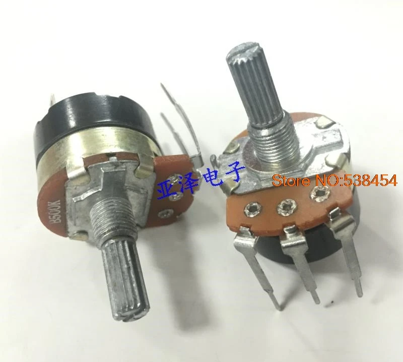 4pcs 138 type dimming potentiometer switch b500k axis potentiometer light switch