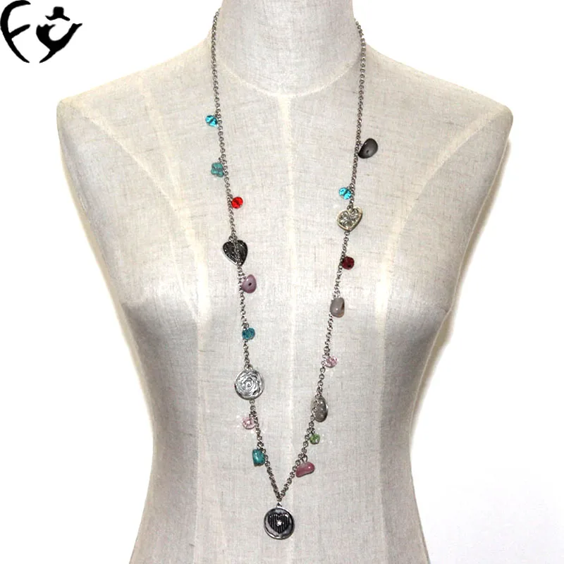 

Europe and the United States popular handmade Long Necklace FY18091903