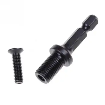 

Drill Chuck Adapter 1/4"Hex Shank Adapters Male Thread Screw for Drill Chuck 6mm 10mm 13mm 3/8"-24UNF Drilling Bits Accessory