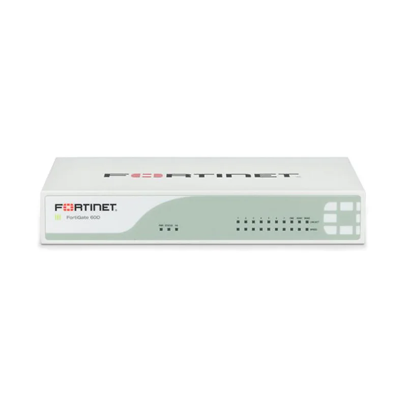 

90% new FortiGate 60D used fly tower firewall No UTM color new power supply Support 30 people online