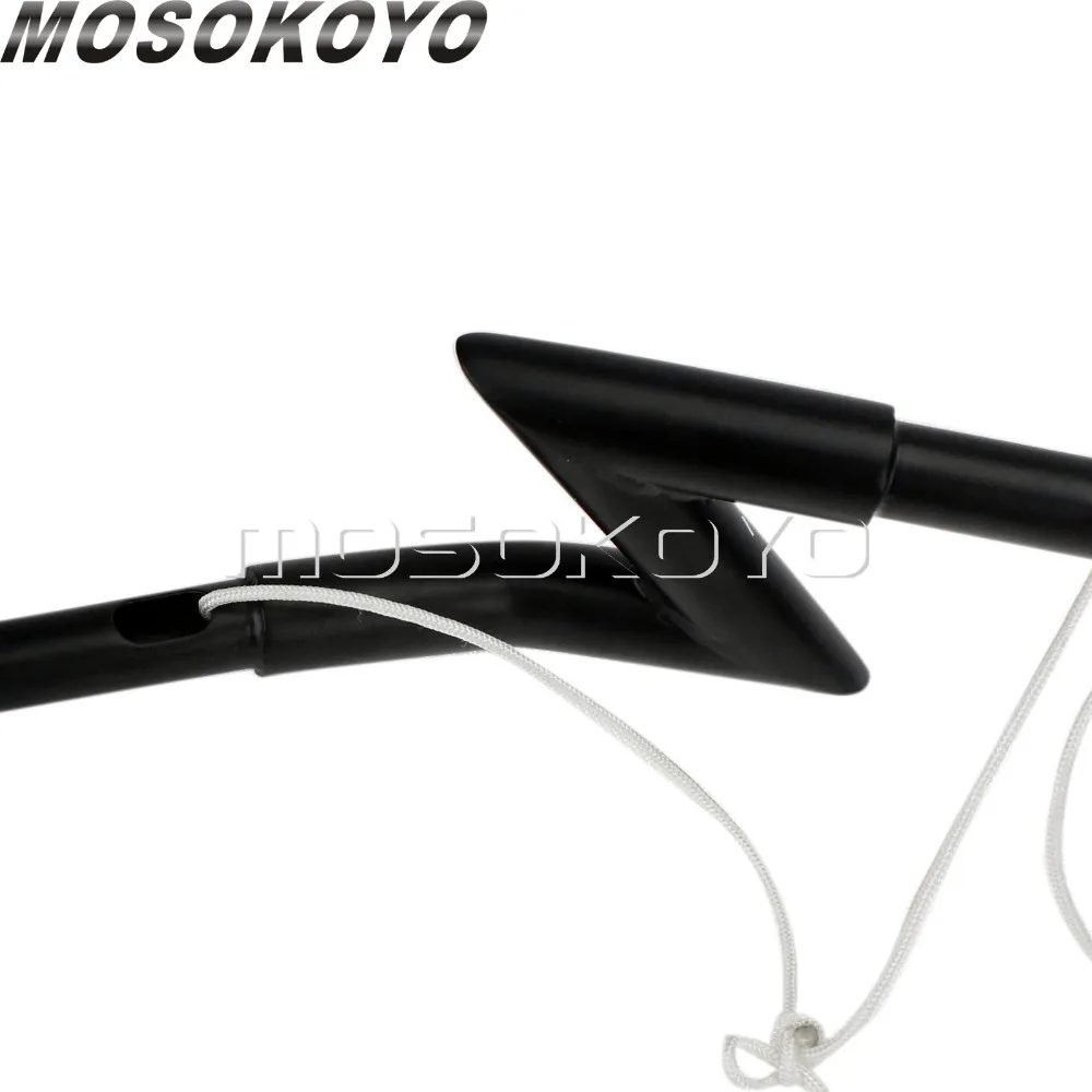 Руль Z Bar матовый черный 1 дюйм для Harley Sportster Touring Honda VTX Shadow универсальный 25 мм