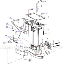 Водяная оболочка componet для hidea HD9.8F 12F
