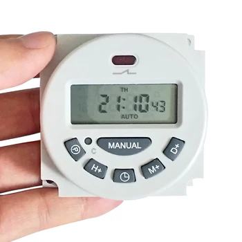 

50pcs L701 DC AC Digital LCD Power Timer Programmable Time Switch 16A timers groups of programs 12V 24V 110V 220V