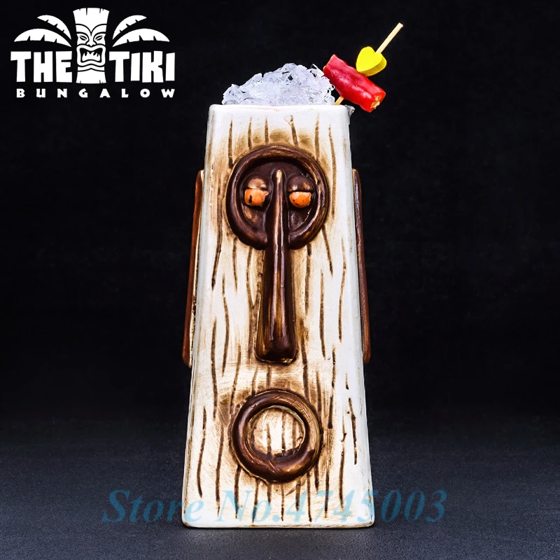 

Tiki Hawaii Gorilla Face Mug 650ml Cocktail Milk Tea Beer Coffee Mug Porcelain Tumbler Tumblers Caneca Canecas Personality Feast