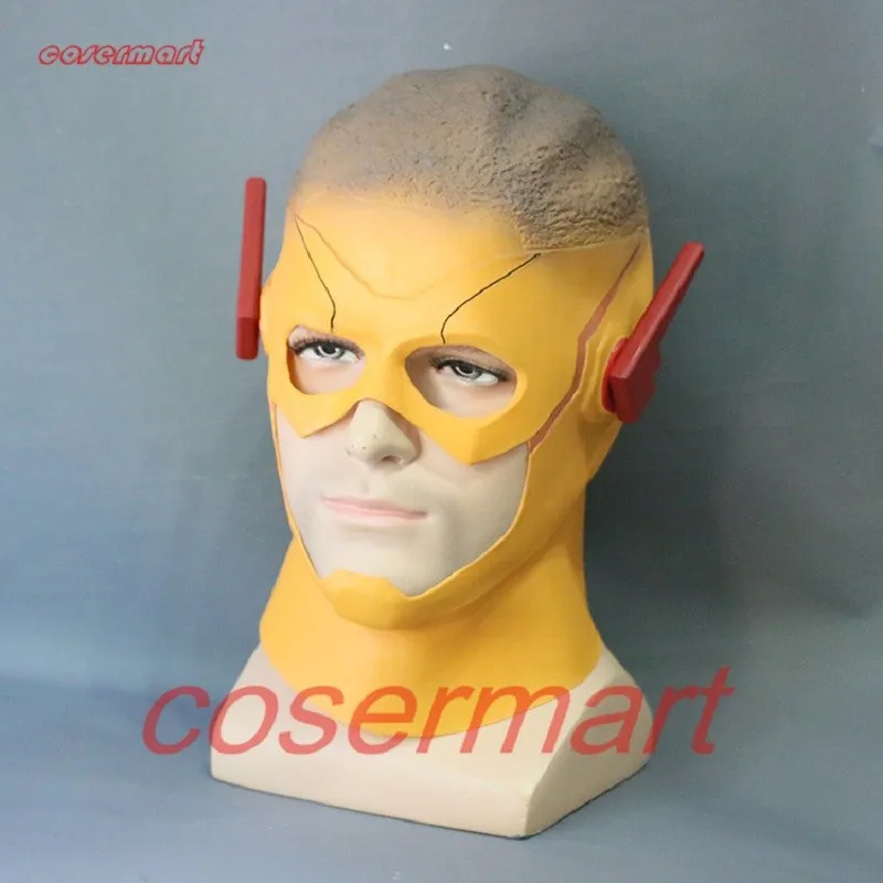 The Flash 3 Mask Cosplay Kid Flash Mask Full Head Adult Latex Halloween Party Mask Prop (5)