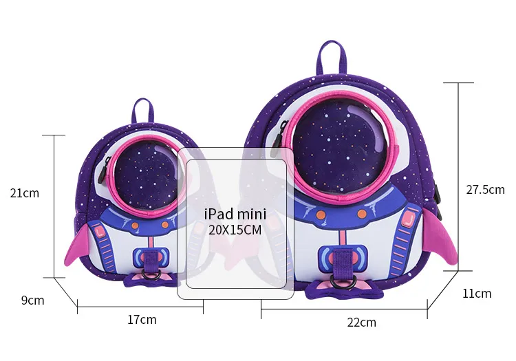 2018 новые 3D детские школьные сумки милый анти-потерянный Детский рюкзак школьная сумка рюкзак для детей детские сумки для От 1 до 6 лет