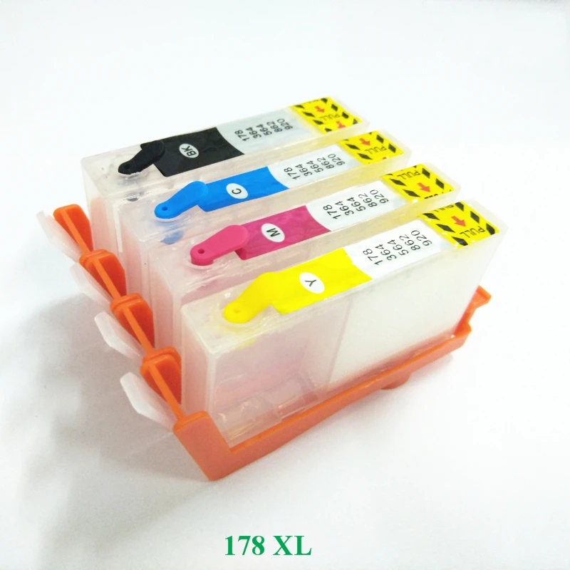 

vilaxh 178xl Refillable Ink Cartridge Replacement For HP 178 xl Photosmart 5510 5515 6510 7510 B109a Deskjet 3070A 3520 printer