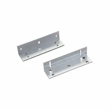 280KG Electric Magnetic Lock U-Bracket For Frameless Glass Door 600lbs Access Control System EM Lock U-Bracket Anodized Aluminum stainless steel u bracket for bolt lock electric lock u bracket for frameless glass door lock