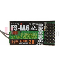 Hotsale FlySky FS-iA6 6CH AFHDS alıcı 2.4G anten uyumlu flysky I6A verici FPV Racer parçaları yarış drone için I6S
