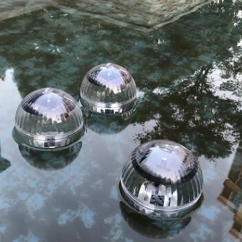 

Solar Color Changing LED Floating Ball Light Swiming Pool Outdoor Decoration New
