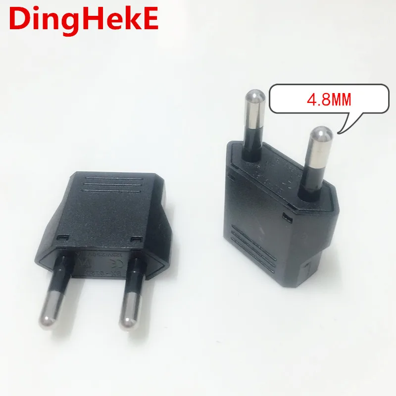 EU European KR Plug Adapter Japan China US To EU Travel Power Adapter