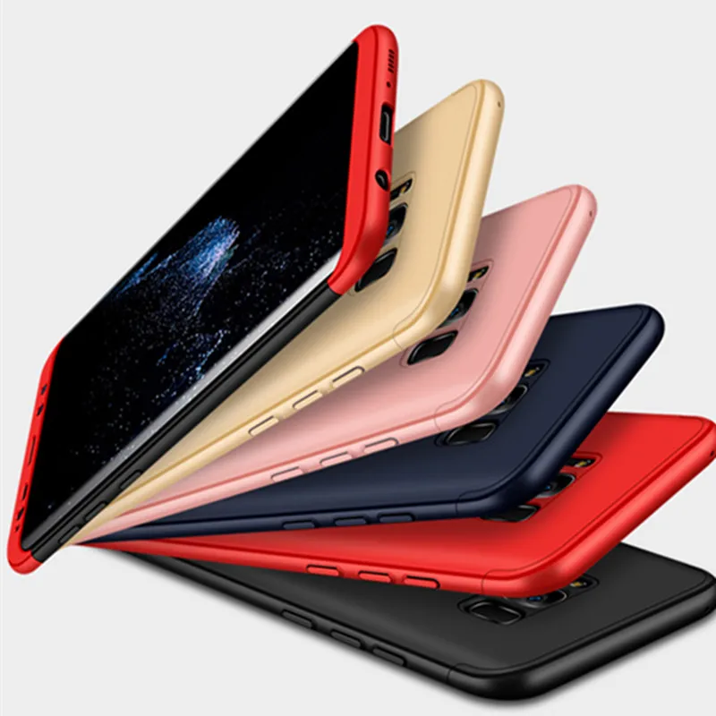 Luxury Case Double Dip Dual Armor 360 Full Protection For Samsung Galaxy S8 J3 J5 J7 Pro 2017 Cover Phone Bags |