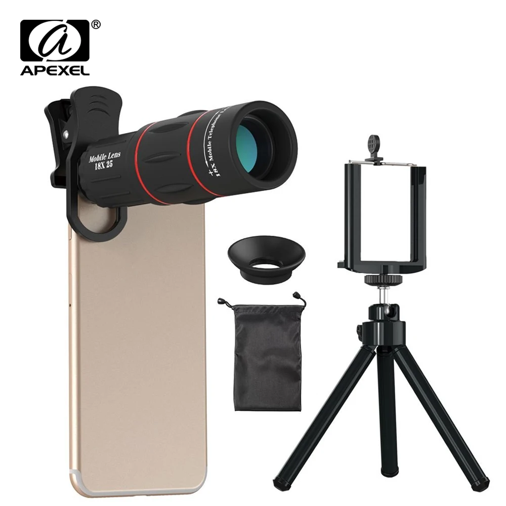 APEXEL 18X Telescope Zoom lens Monocular Mobile Phone
