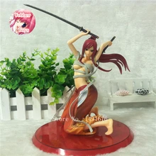New 20cm Japanese Anime sex doll PVC Fairy Tail Elza Scarlet sexy girl Action Figure Collectible modle Toy