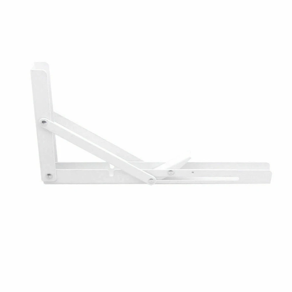 

2 Pieces Stainless Steel Table Bracket Wall Mounted Folding Shelf Bench Seat Bracket QP2