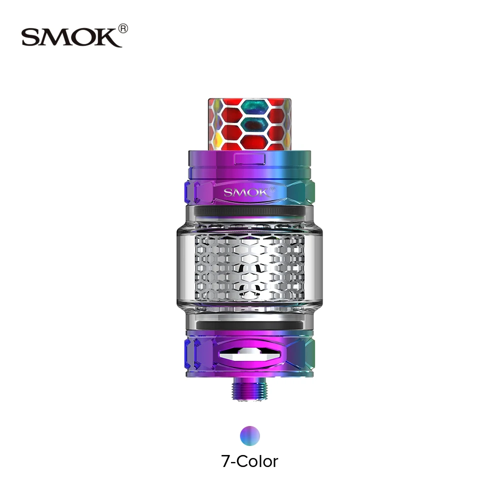 Smok TFV12 Prince Cobra Tank 2 мл/7 мл с V12 Mesh/полосатая катушка Смола капельного наконечника и