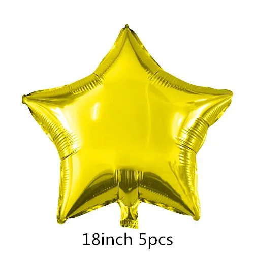 ZLJQ gender reveal 10 шт. голубые конфетти воздушные шары прозрачный воздушный шар счастливый день рождения, детский душ Милое Свадебное украшение - Цвет: 5pcs star