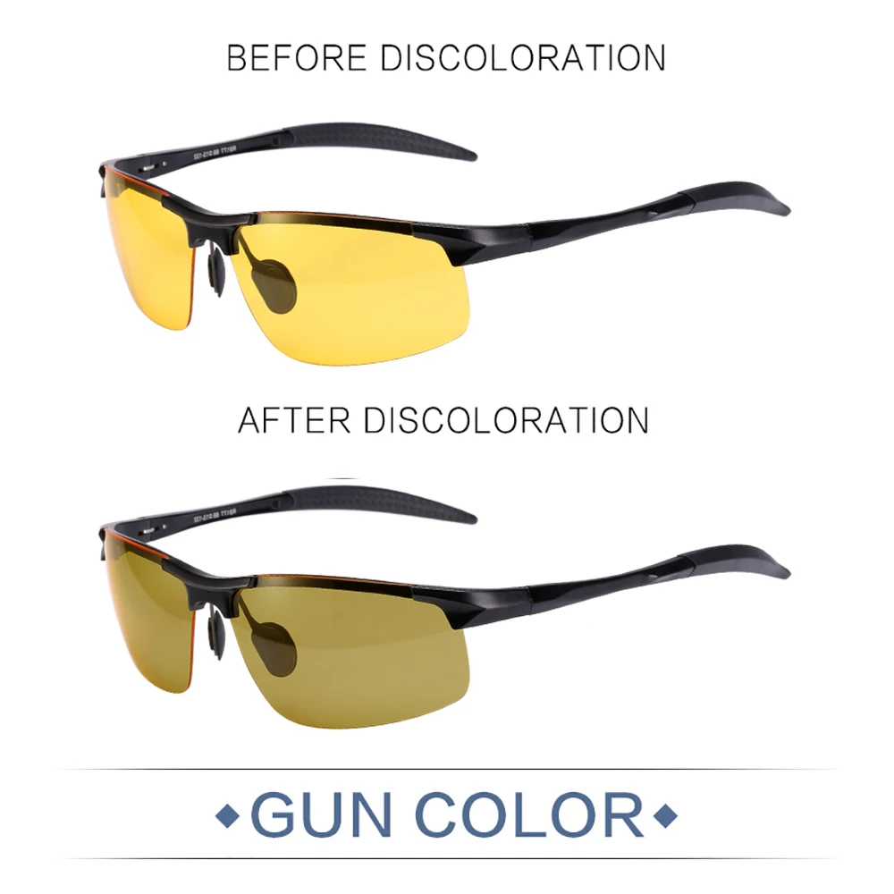 Cheap Reedoon Night Vision Glasses Men Polarized HD Photochromic Lens UV400 Yellow Driving Goggles For Drivers Sport High Quality
